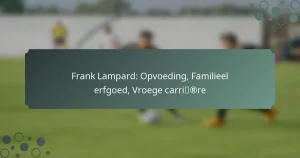 Frank Lampard: Opvoeding, Familieel erfgoed, Vroege carrière